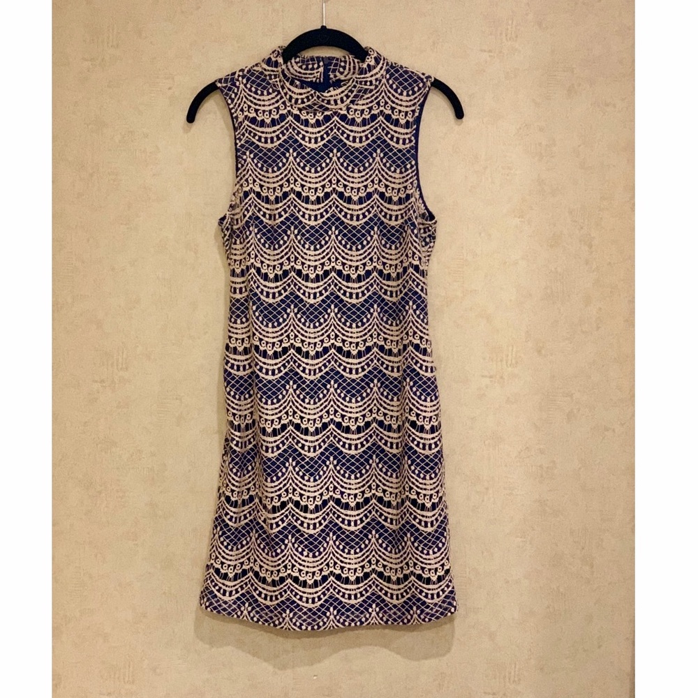 High neck dress